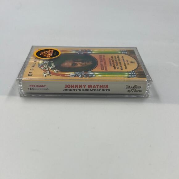 The Best of Times Johnny Mathis Greatest Hits Album Cassette Tape NEW SEALED - Picture 5 of 5